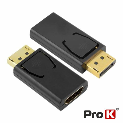 Adaptador Displayport Macho / Hdmi Fêmea Prok - Tauu.pt