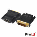 Ficha Adaptadora Dvi-D Dual Link Macho / Hdmi Fêmea Prok - Tauu,pt