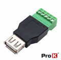 Adaptador Micro Usb 2.0 Fêmea P/ Parafuso De 5 Pinos Prok - Tauu.pt