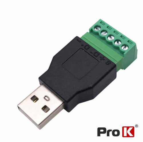 Adaptador Micro Usb 2.0 Macho P/ Parafuso De 5 Pinos Prok - Tauu.pt