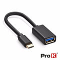 Cabo Adaptador Usb-C 3,0 Macho/Usb-A Fêmea Otg Prok - Tauu,pt