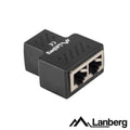 Ficha Adaptadora Rj45 Fêmea P/ 2 Rj45 Fêmea Lanberg - Tauu,pt