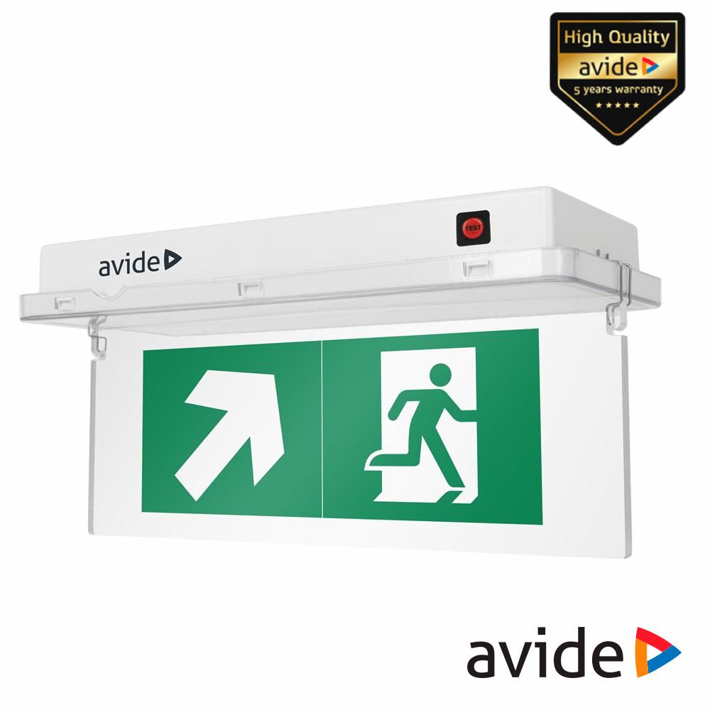 Aplique Emergência Horizontal Led 3.8W C/8 Sinaléticas Avide - Tauu.pt