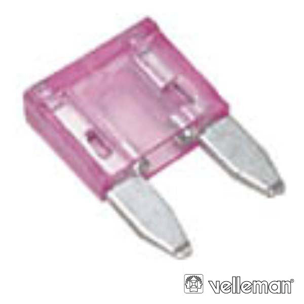 Fusível De Automóvel Mini 3A Violeta Velleman - Tauu,pt