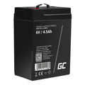 Bateria Chumbo Gel Agm 6V 4,5A Green Cell - Tauu,pt