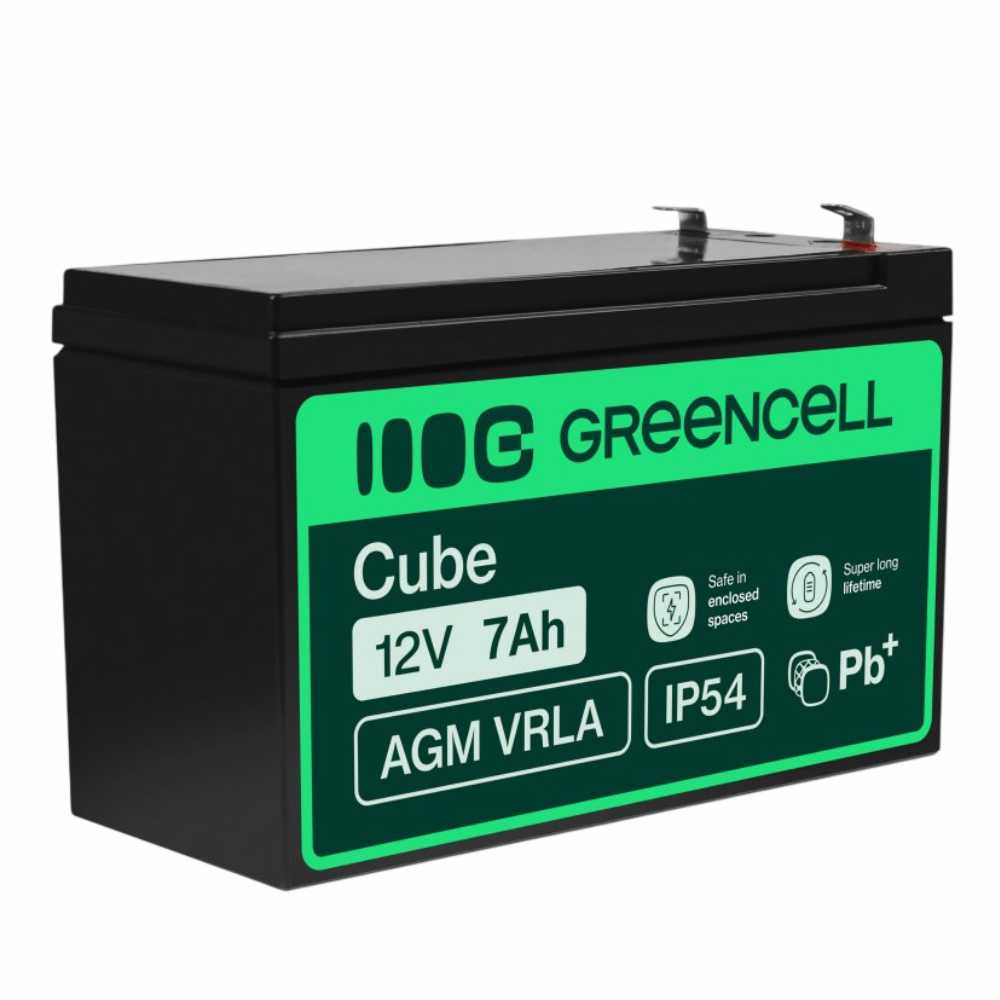 Bateria Chumbo Gel Agm 12V 7A Green Cell - Tauu.pt