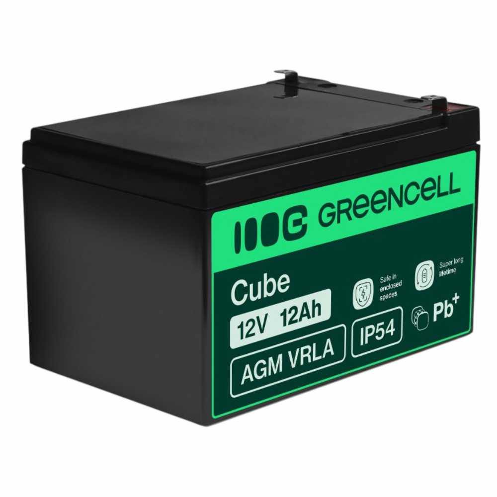 Bateria Chumbo Gel Agm 12V 12A Green Cell - Tauu,pt