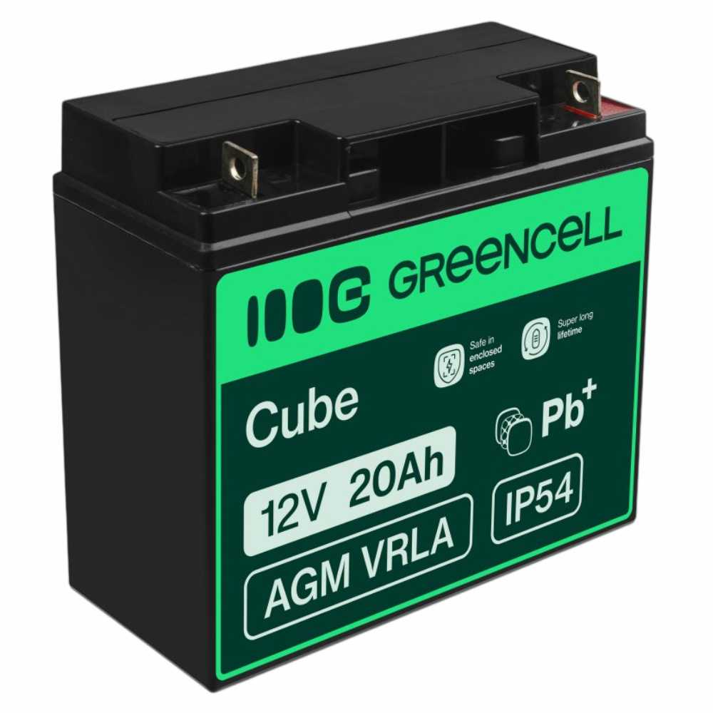 Bateria Chumbo Gel Agm 12V 20A Green Cell - Tauu,pt