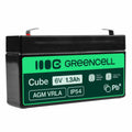 Bateria Chumbo Gel Agm 6V 1.3A Green Cell - Tauu.pt