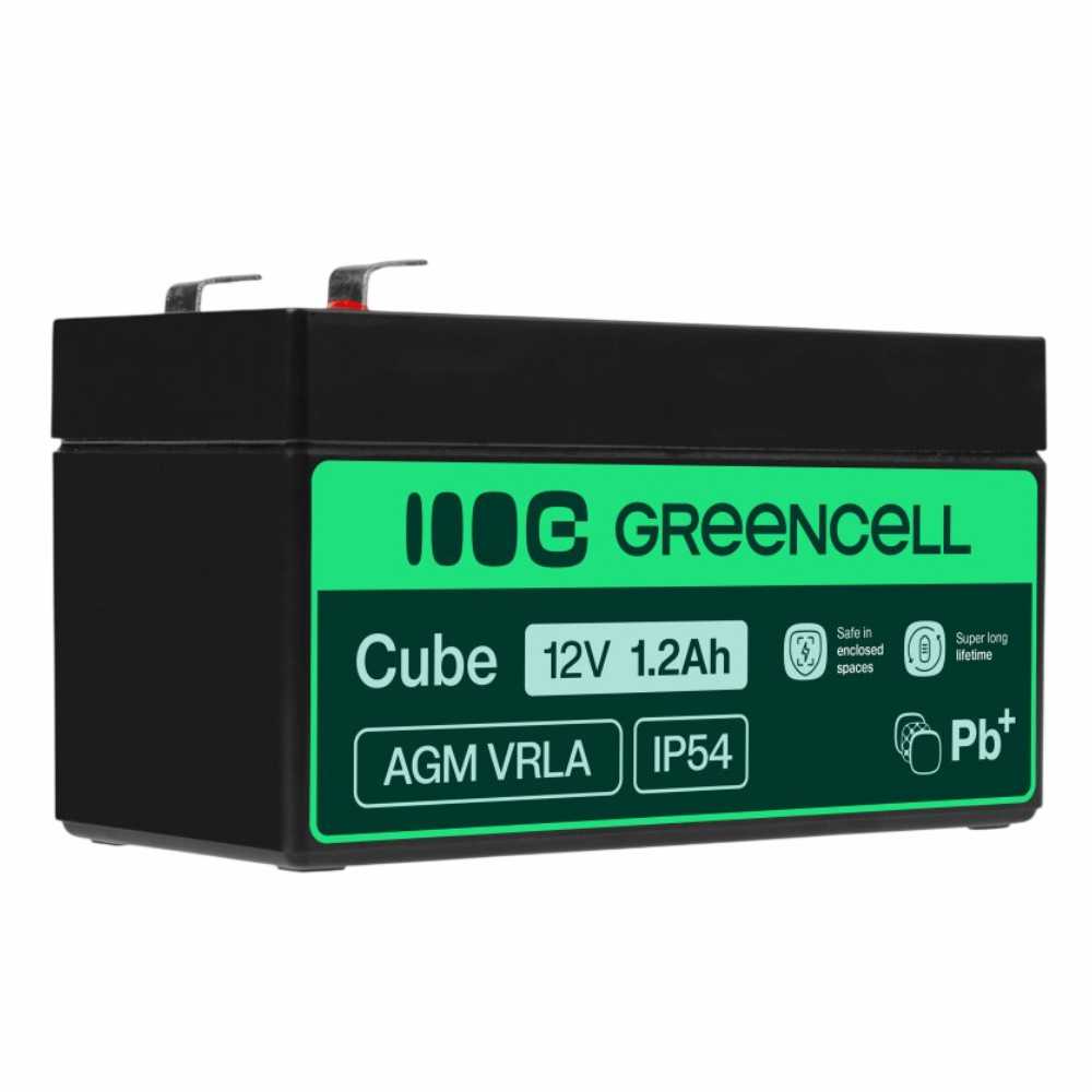Bateria Chumbo Gel Agm 12V 1.2A Green Cell - Tauu.pt