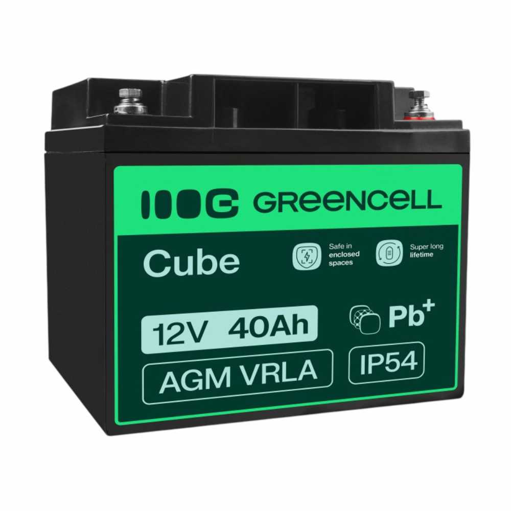 Bateria Chumbo Gel Agm 12V 40A Green Cell - Tauu.pt