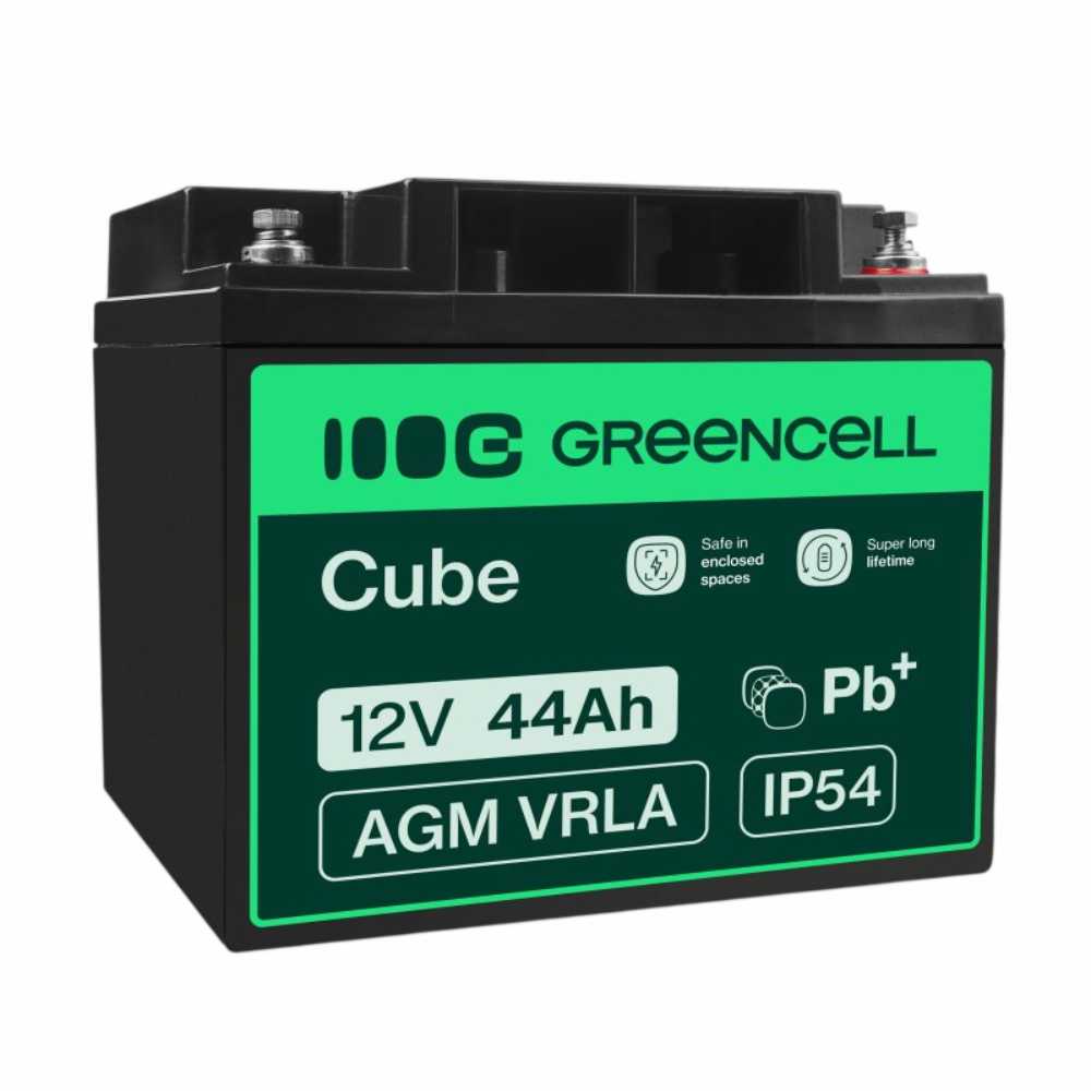 Bateria Chumbo Gel Agm 12V 44A Green Cell - Tauu.pt