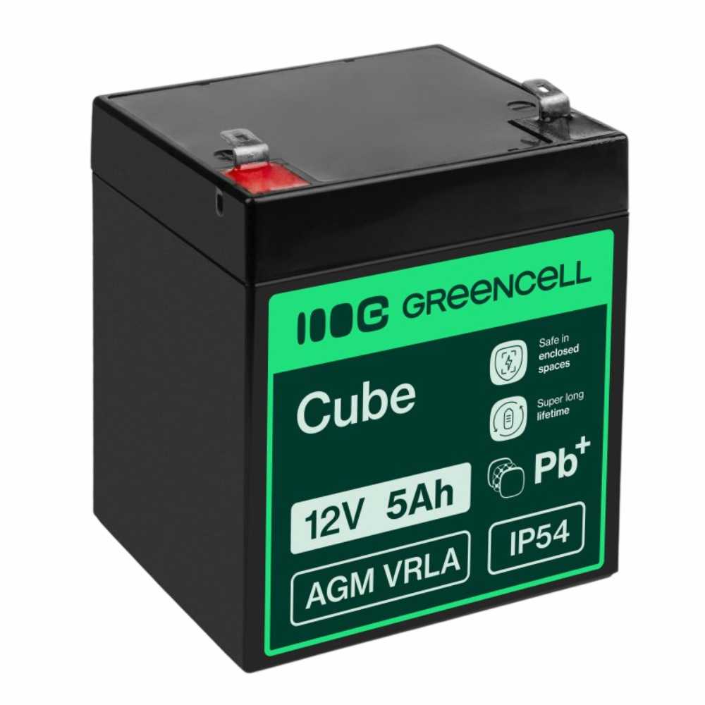 Bateria Chumbo Gel Agm 12V 5A Green Cell - Tauu,pt