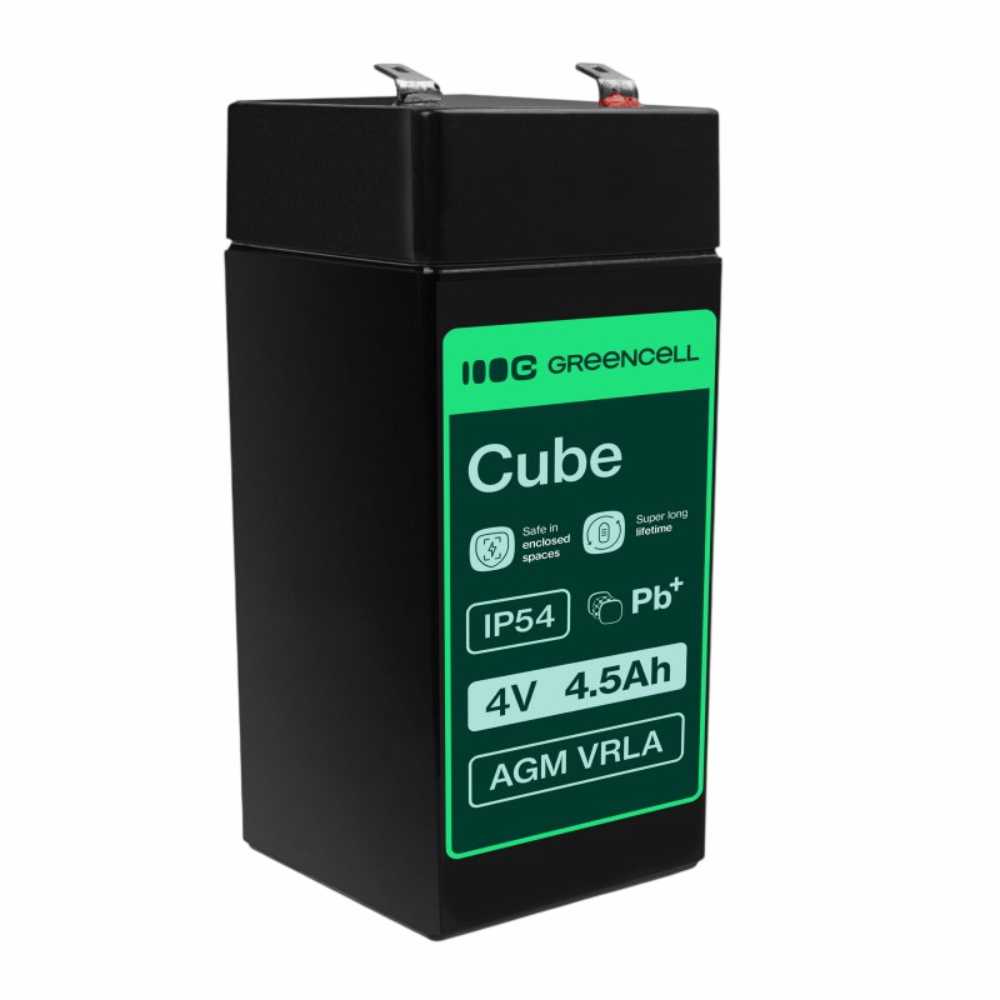 Bateria Chumbo Gel Agm 4V 4,5A Green Cell - Tauu,pt