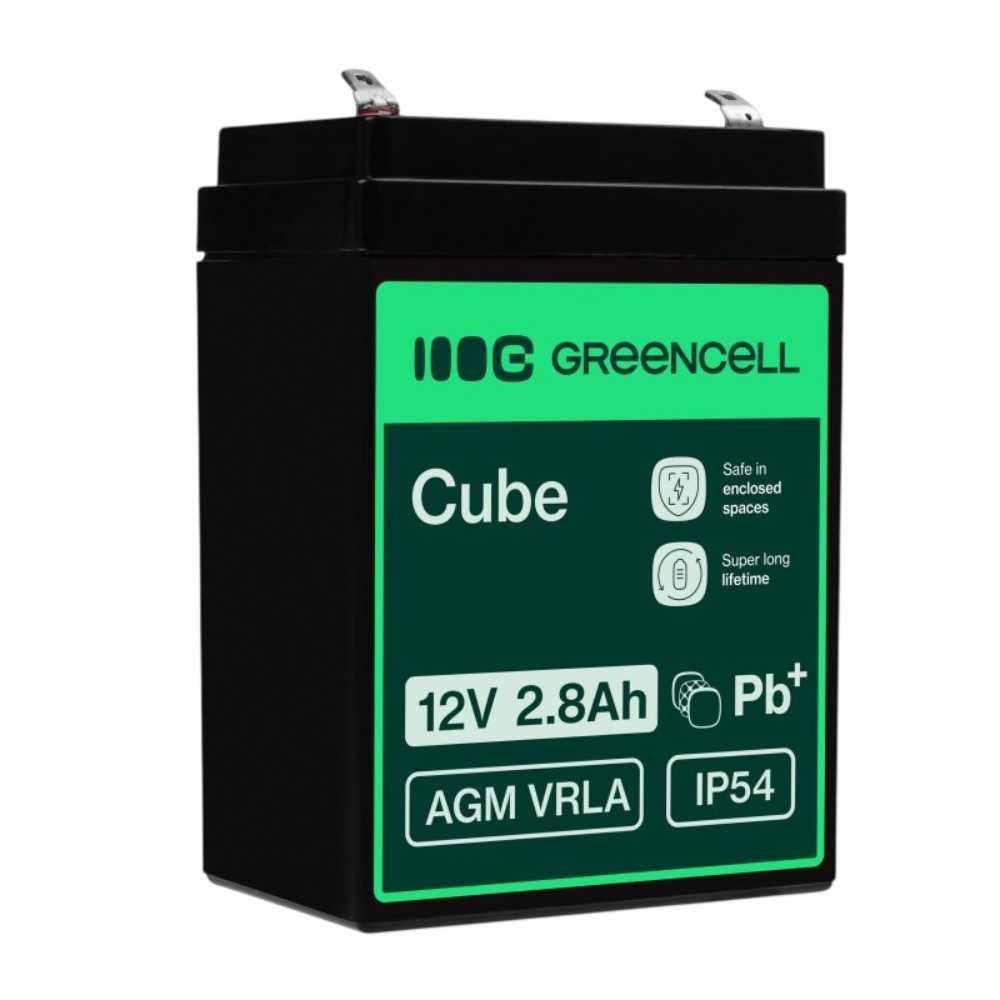 Bateria Chumbo Gel Agm 12V 2,8A Green Cell - Tauu,pt
