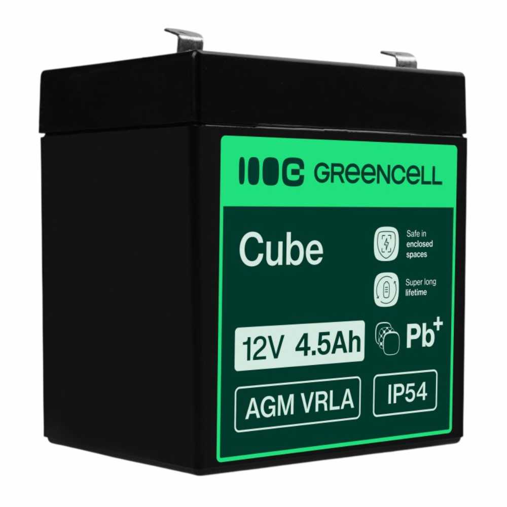 Bateria Chumbo Gel Agm 12V 4,5A Green Cell - Tauu,pt