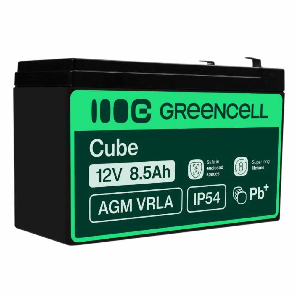 Bateria Chumbo Gel Agm 12V 8.5A Green Cell - Tauu.pt