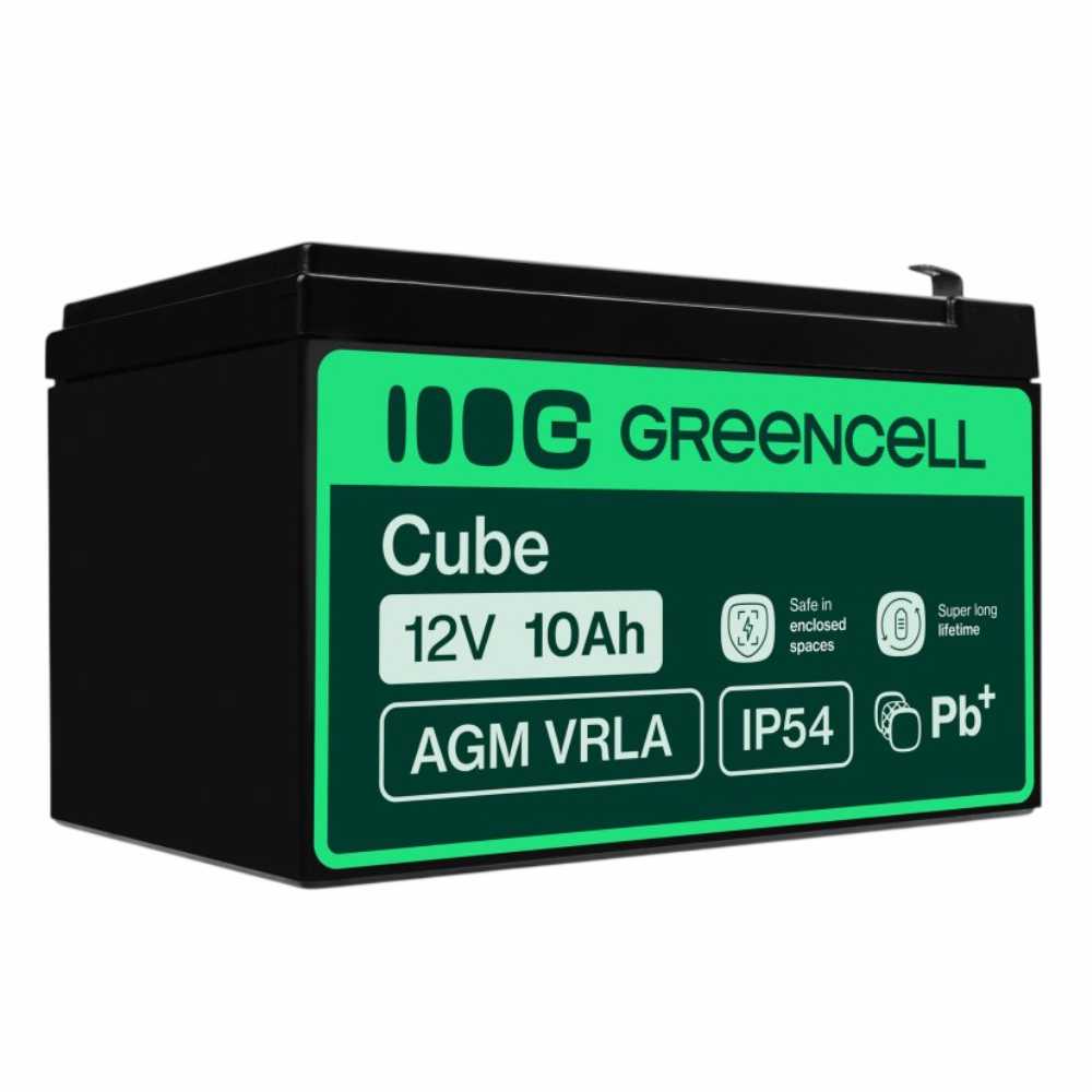 Bateria Chumbo Gel Agm 12V 10A Green Cell - Tauu.pt