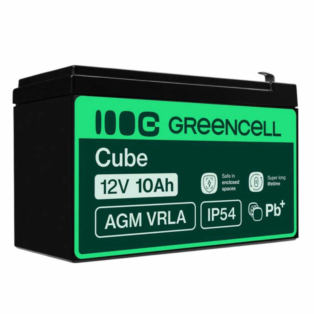 Bateria Chumbo Gel Agm 12V 10A Green Cell - Tauu.pt
