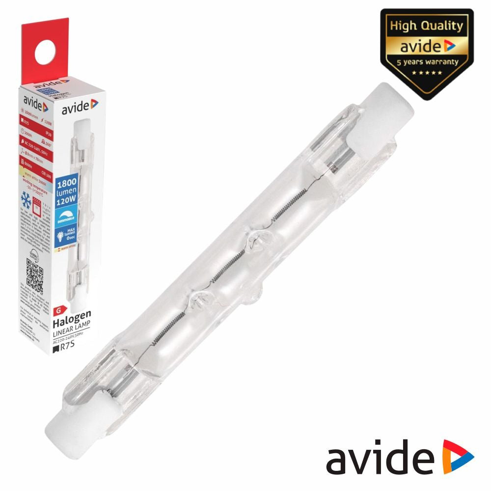 Lâmpada R7S P/ Forno/Frigorífico 120W 300°C Avide - Tauu.pt