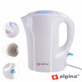 Fervedor De Água Elétrico 1L 800-1000W Branco Alpina - Tauu.pt