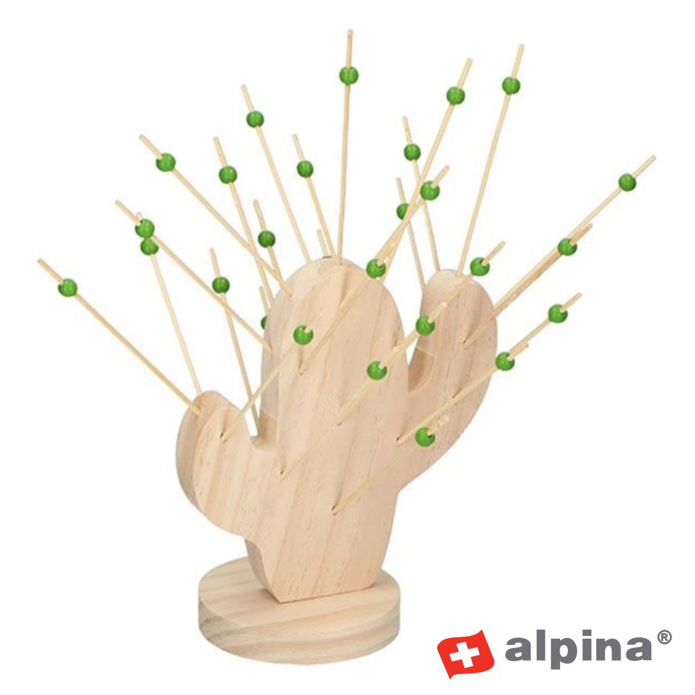 Suporte C/ Palitos Bambu P/ Espetos De Festa 28 Peças Alpina - Tauu,pt