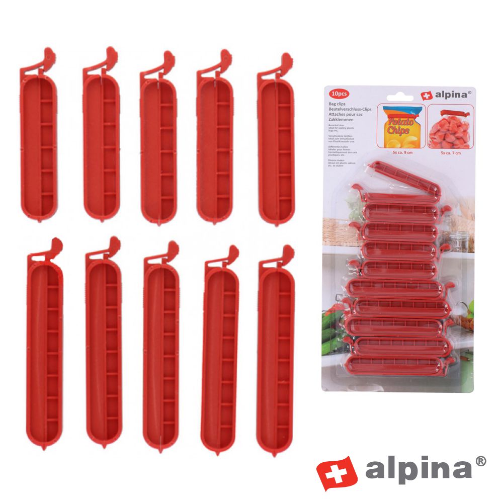Conjunto Molas De Cozinha Vermelhas Alpina - Tauu.pt