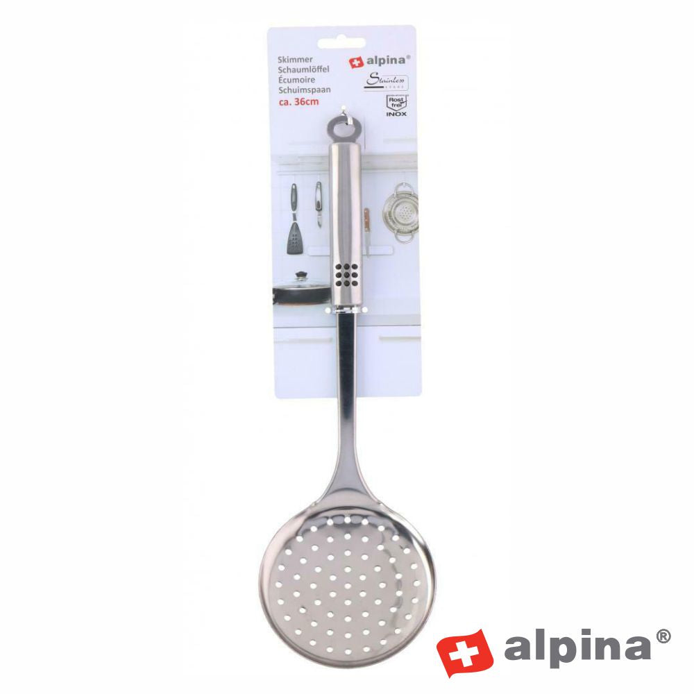 Escumadeira De Aço Inoxidável 36Cm Alpina - Tauu,pt