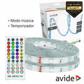 Kit 2 Fitas 150 Leds 5050 Rgb 12V 22W/M 5M Ip65 Avide - Tauu.pt