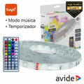 Kit Fita 150 Leds 5050 Rgb 12V 5M Ip65 Wifi+ Ir Tuya Avide - Tauu,pt