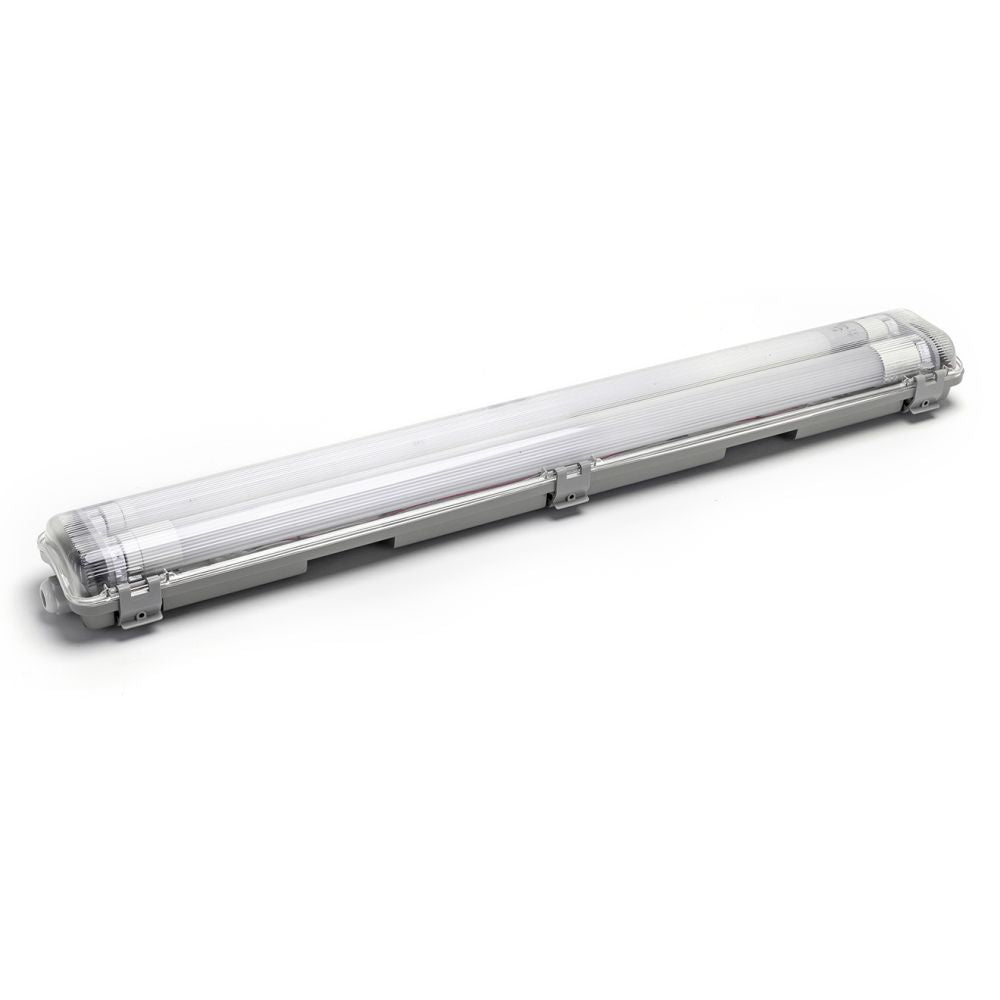 Armadura T8 C/ 2 Lâmpadas Led Tubular 2X9W 60Cm 4000K Ip65 - Tauu,pt