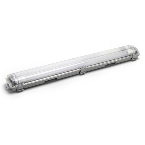 Armadura T8 C/ 2 Lâmpadas Led Tubular 2X9W 60Cm 4000K Ip65 - Tauu.pt