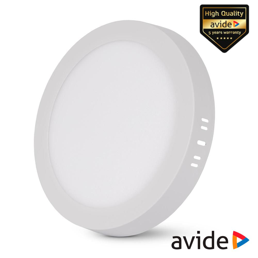 Painel Leds Redondo Superfície 18W 231Mm Cct Avide - Tauu,pt