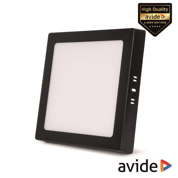 Painel Leds Quadrado Cct 18W 231Mm 1490Lm Preto Avide - Tauu,pt