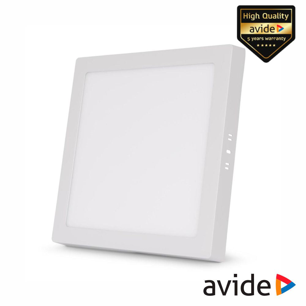 Painel Leds Quadrado Cct Superfície  24W 307Mm 2000Lm Avide - Tauu,pt