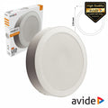 Painel Leds Redondo Superfície 18W 170Mm 4000K 1820Lm Avide - Tauu,pt