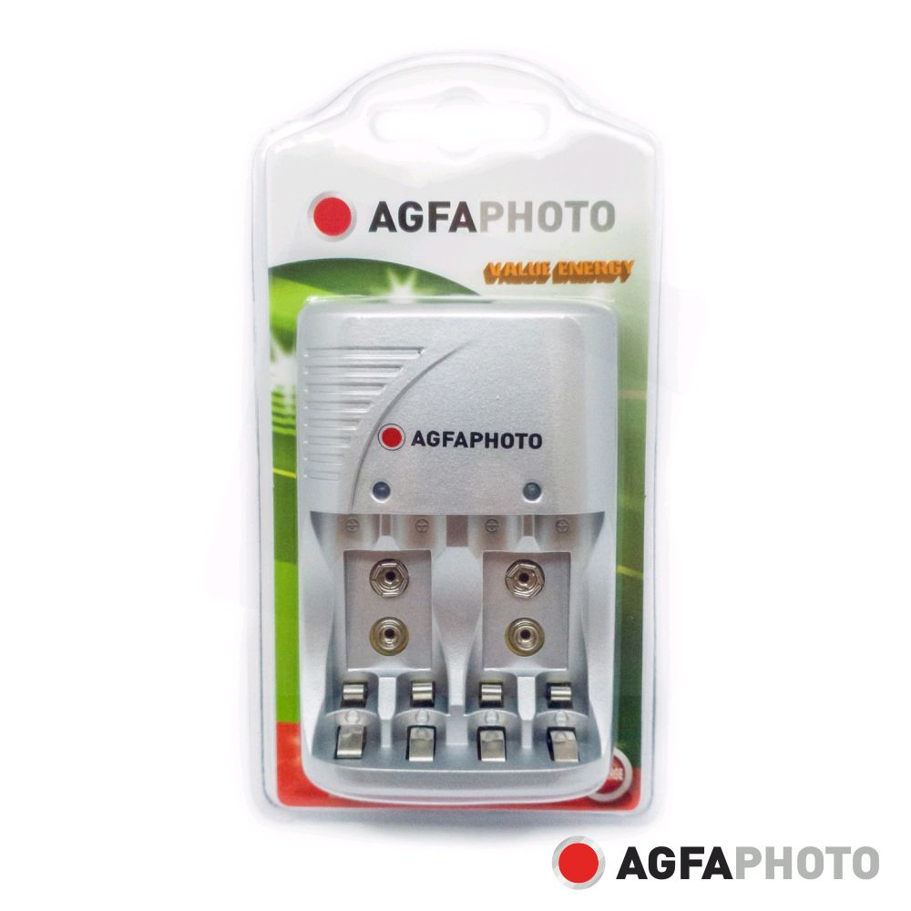 Carregador De Baterias Aa/Aaa/9V Agfaphoto - Tauu,pt