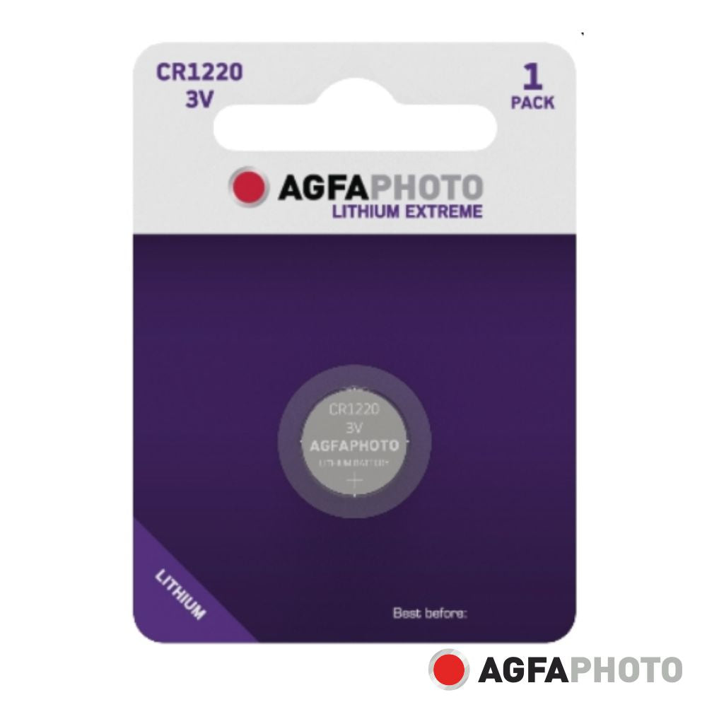 Pilha Lithium Botão Cr1220 3V 1X Blister Agfaphoto - Tauu.pt