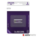 Pilha Lithium Cr123A 3V 1X Blister Agfaphoto - Tauu,pt