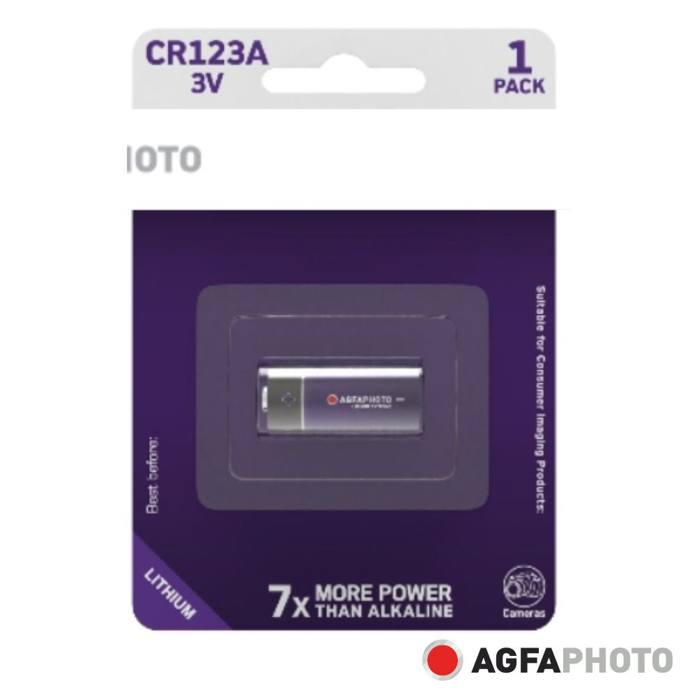 Pilha Lithium Cr123A 3V 1X Blister Agfaphoto - Tauu,pt