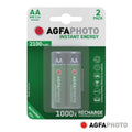 Pilha Recarregável Aa 1,2V 2100Mah 2X Blister Agfaphoto - Tauu,pt