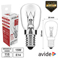 Lâmpada E14 15W 230V 300ºc P/ Fornos Avide - Tauu,pt