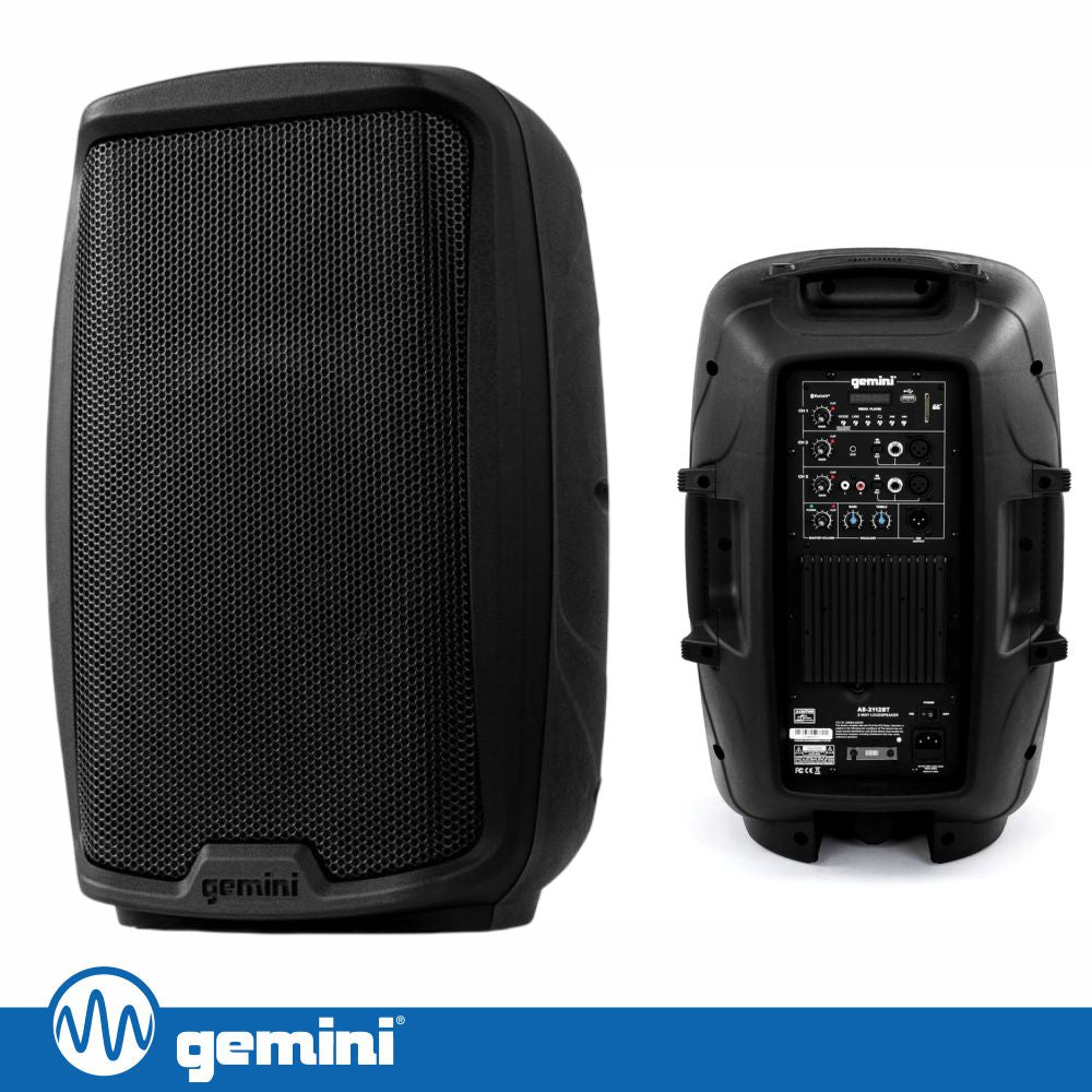 Coluna Amplificada 12" 1500W Usb/Sd/Aux/Bt/Tws Gemini - Tauu,pt
