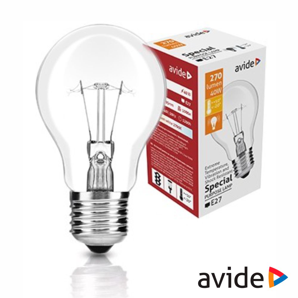 Lâmpada E27 40W Globo 2700K 270Lm Avide - Tauu.pt