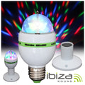 Lâmpada Rotativa 3 Leds 1W Rgb E27 E Suporte Ibiza - Tauu,pt