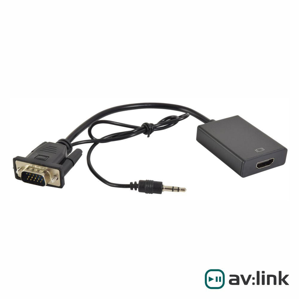 Cabo Adaptador Vga C/ Áudio P/ Hdmi Avlink - Tauu.pt