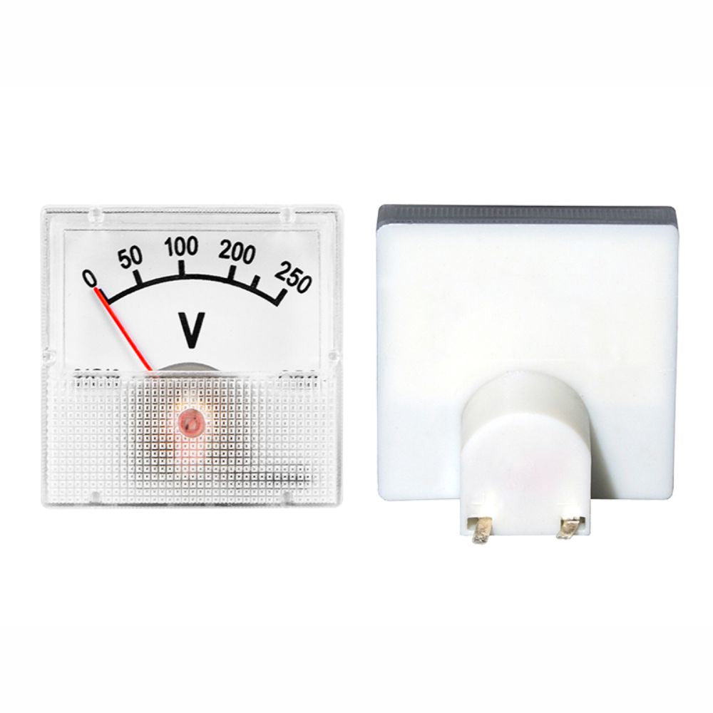 Voltímetro Analógico De Painel 250V Dc - Tauu,pt