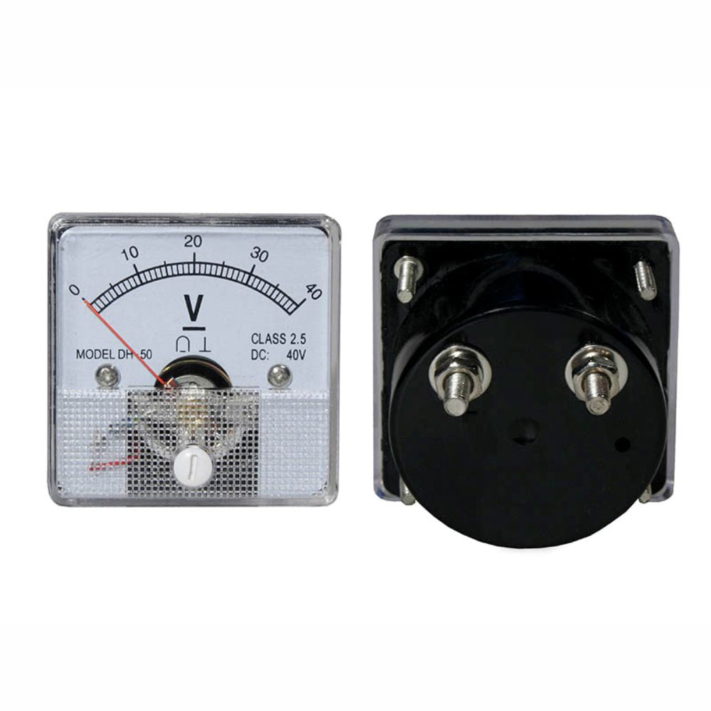 Voltímetro Analógico De Painel 40V Dc - Tauu,pt