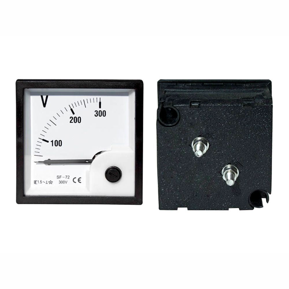 Voltímetro Analógico De Painel 300V Dc - Tauu,pt