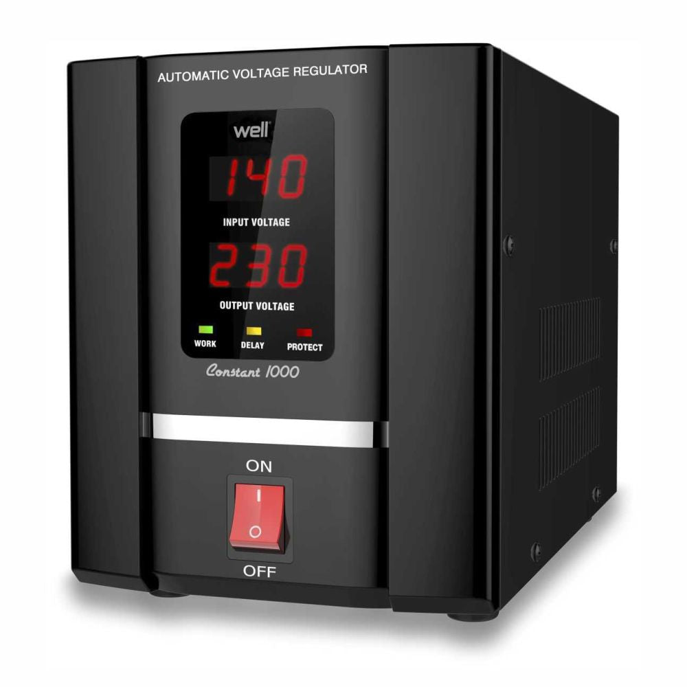 Estabilizador Automático Tensão Servomotor 1000Va - Tauu.pt